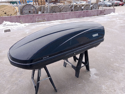 Автобокс Thule Motion 200 чёрный глянцевый Б/У 002 Э