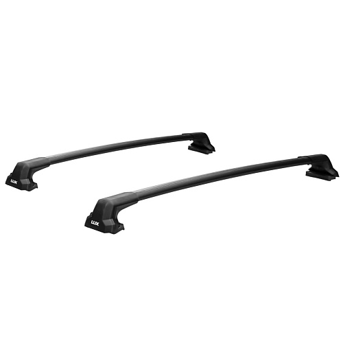 Автобагажник БК5 LUX CITY с дугами 105см черный Nissan X-Trail (T33) внедорожник 2021-… гладкая крыша