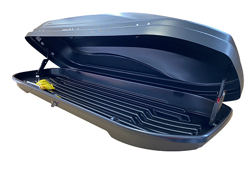 Автобокс на крышу ED Magnum 330 black carbon (ЕД Магнум 330 черный карбон)