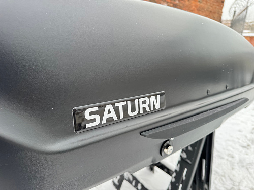 Автобокс на крышу Saturn 480 black matte DUO NEW UF (Сатурн 480 черный матовый ДУО НЬЮ УФ)