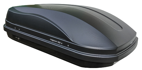 Автобокс на крышу ED Magnum 350 black carbon quick release (ЕД Магнум 350 черный карбон быстросъём)