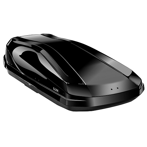 Автобокс на крышу LUX Irbis 175 black glossy (Люкс Ирбис 175 чёрный глянцевый)