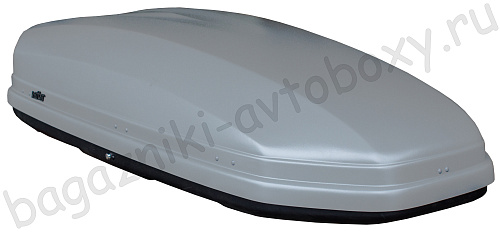 Автобокс на крышу Koffer KB 480 silver matte duo (Коффер КБ 480 серый матовый двухсторонний)