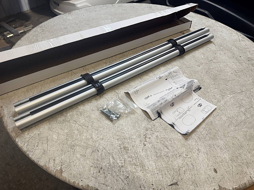 Багажник на Nissan T31 с фарами