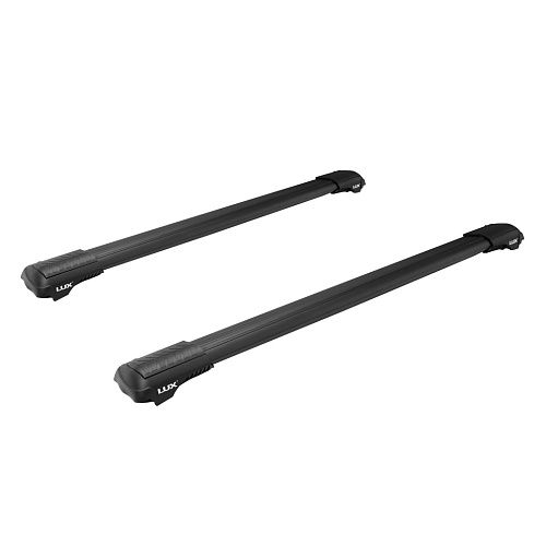 Автобагажник Lux Chery Indis хэтчбек 2010-2015 на рейлинги черный