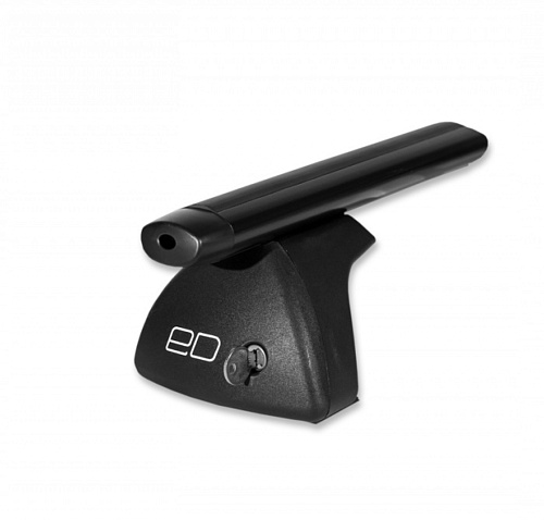 Багажник ED Аэродинамический черный с замком на крышу Chevrolet Niva 2002-2020