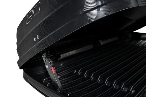 Автобокс на крышу ED Magnum 420 black camouflage quick release (ЕД Магнум 420 черный камуфляж быстросъём)