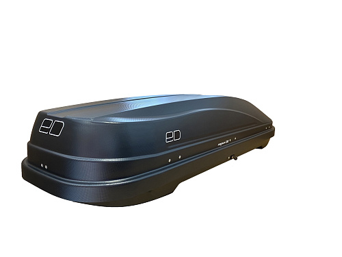 Автобокс на крышу ED Magnum 330 black carbon (ЕД Магнум 330 черный карбон)