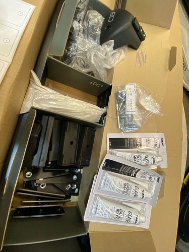 Комплект крепежа и перекладин ED для ГАЗель Некст, короткая база (4шт.)