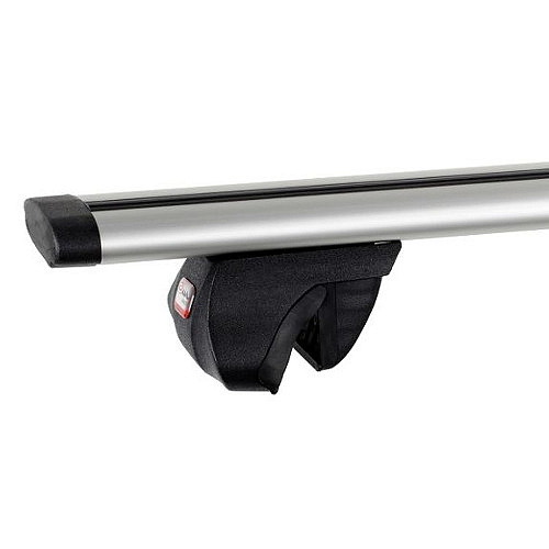 Багажник Amos Alfa для Mercedes-Benz Е-Класс (W123/124/210/211/212) Универсал 1982г. и по н.в. на рейлинги (аэродинамическая крыловидная дуга)