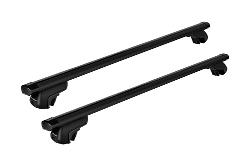 Автобагажник Atlant тип D для HONDA Civic 1997-2008  дуги алюминиевые аэро эконом черные 8810+11013