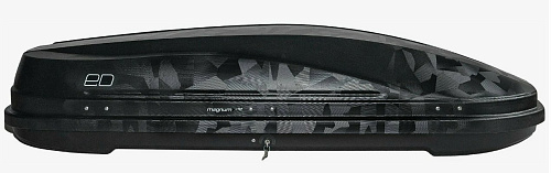 Автобокс на крышу ED Magnum 420 black camouflage quick release (ЕД Магнум 420 черный камуфляж быстросъём)