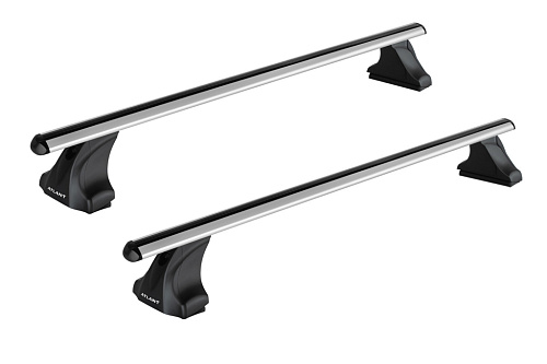 Автобагажник Atlant тип E штатные места для OPEL Astra H дуги алюминиевые аэро 2004-2014 7001+7059+8827