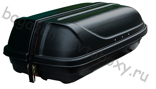 Автобокс на крышу Saturn 220 / Atek 220 black matte (Сатурн 220 / Атек 220 черный матовый)