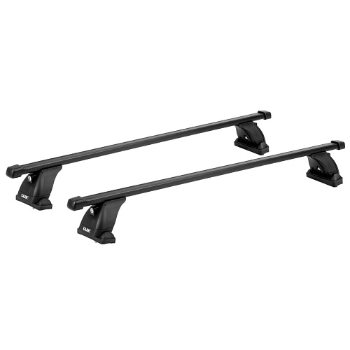 Автобагажник БК3 LUX lock Toyota Prius Alpha универсал 2011-2021 гладкая крыша КДЧС