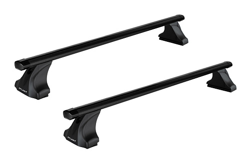 Автобагажник Atlant тип E за дверной проем для SUBARU Impreza дуги алюминиевые аэро эконом черные 2007-2011 7002+7144+11012