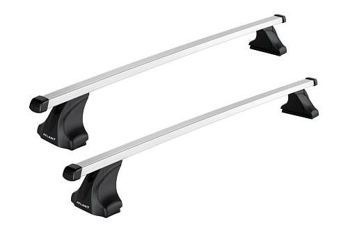 Автобагажник Atlant тип E за дверной проем для AUDI A6 дуги алюминиевые прямоугольные 2011-2018 7002+7249+8826