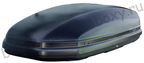 Автобокс на крышу Koffer KB 480 black matte duo (Коффер КБ 480 черный матовый двухсторонний)