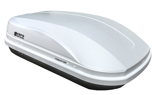 Автобокс на крышу ED Magnum 350 white carbon quick release (ЕД Магнум 350 белый карбон быстросъём)