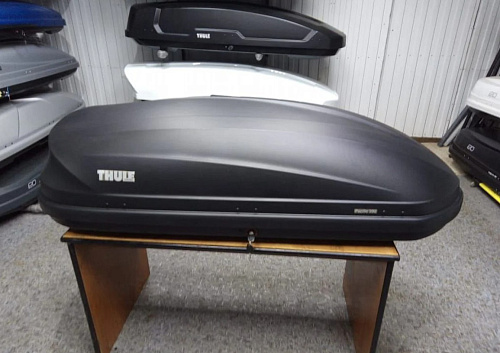 Автобокс Thule Pacific 200 чёрный матовый Б/У