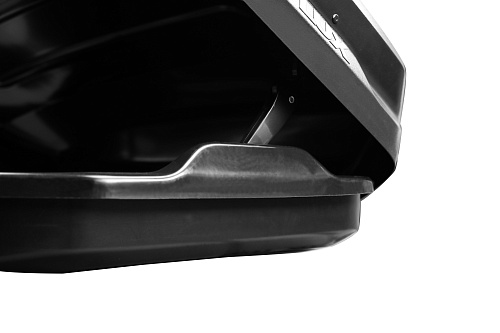 Автобокс на крышу LUX Tavr 197 black glossy (Люкс Тавр 197 чёрный глянцевый)