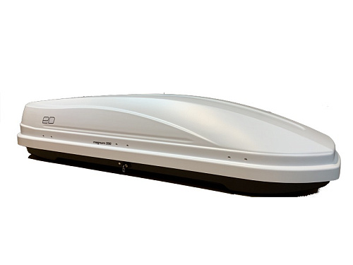 Автобокс на крышу ED Magnum 330 white carbon (ЕД Магнум 330 белый карбон)