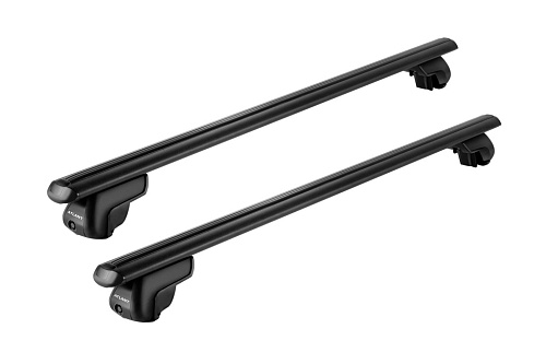 Автобагажник Atlant тип D для JAC T9 2021-2025 рейлинги Дуги Аэро черные усил. 8810+11003