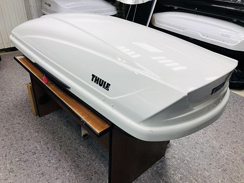 Автобокс Thule Motion 800 белый глянцевый Б/У ремонтный