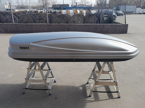 Автобокс Thule Atlantis 900 серый глянцевый Б/У
